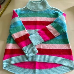 Cabana by crown and Ivey size M luxurious soft rainbow sweater